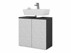 New Vicco Mueble bajo lavabo 60x30x57 edge Negro