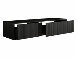 Best Mueble bajo lavabo suspendido estriado - mate - 150 cm - ARNEGA Mueble De Lavabo