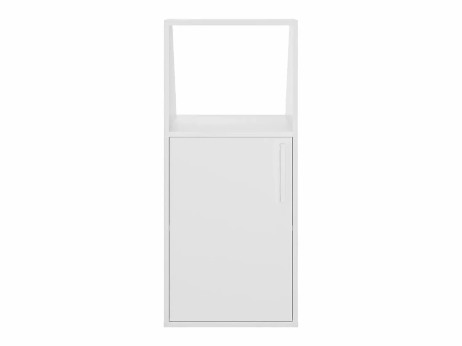 New Mueble bajo para techo abuhardillado con 1 puerta y 1 estante - ADEZIO Armario Para Buhardilla|Mueble De Almacenaje