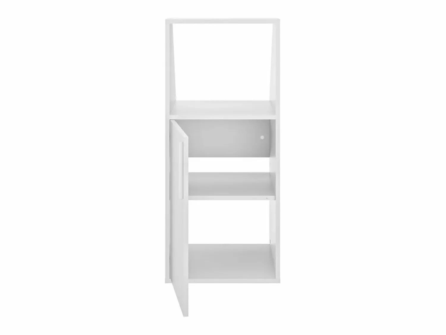 New Mueble bajo para techo abuhardillado con 1 puerta y 1 estante - ADEZIO Armario Para Buhardilla|Mueble De Almacenaje