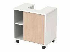 Hot Mueble baño c/ruedas p/lavabo pedestal Sinna 59 cm Mueble De Baño Simple