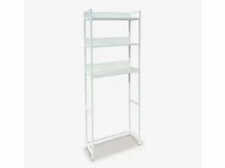 Hot Mueble baño para lavadora, secadora y WC 3 estantes 63x24x157 h Tamiq - Mueble Para Lavadora
