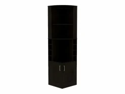 TuHome Mueble bar esquinero Syrah, con soporte para copas 180.6CM A X 46.9CM An X 46.9CM P Wengue