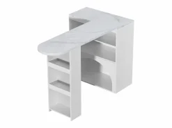 Outlet Mueble bar extensible - 120 x 40 x 100 cm - con almacenaje + espacio para mascotas - MDF - Mueble Bar