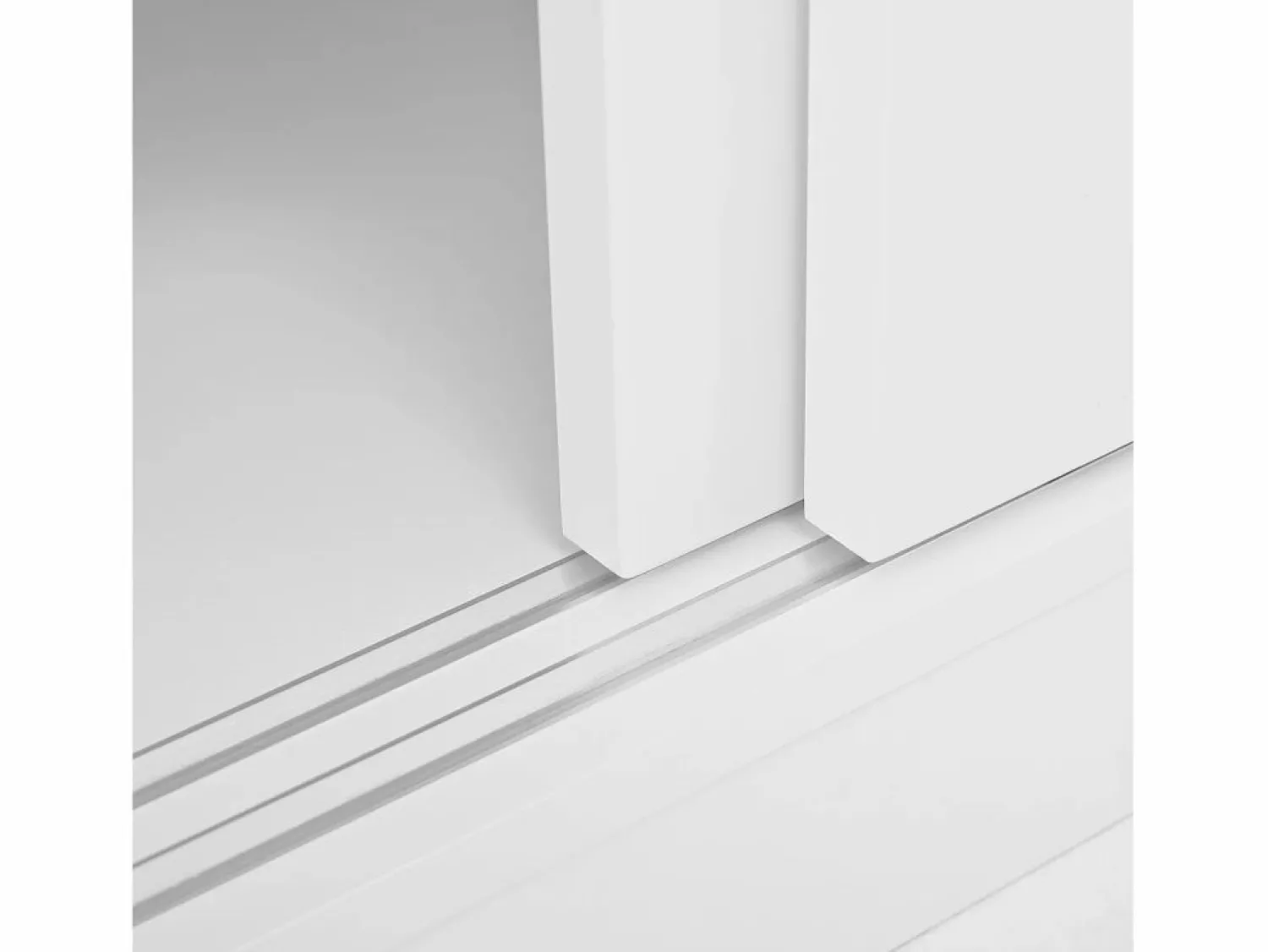 Online Mueble bar giratorio - Mesa de bar con 2 puertas de cristal y 2 compartimentos de almacenamiento abiertos - parte superior giratoria Blanco