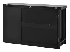 Online Mueble bar giratorio con 2 puertas de cristal - Tapa reversible - Mueble Bar