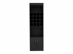 Hot TuHome Mueble Bar Kava Beijing, con mesa extensible 180.6CM A X 51CM An X 34CM P Wengue Negro