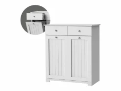 Clearance Mueble de lavadero armario para colada con 2 compartimentos y 2 cajones Cesto De Ropa