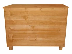 Online OZAIA Mueble botellero, armario para vino de madera, L.90 x P. 32 x A. 69 cm, Natural - RIOJA Color natural claro