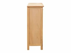 Mueble botellero de madera maciza de roble 72x32x90 cm ES447309 Botellero|Accesorios Para Vino Y Bar