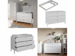 Best Vicco Mueble cambiador 133x70x98.4 ajaton Blanco