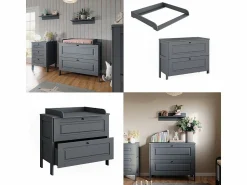 Outlet Vicco Mueble cambiador 108x70x98 ajaton Gris
