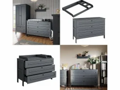 Vicco Mueble cambiador 133x70x98.4 ajaton