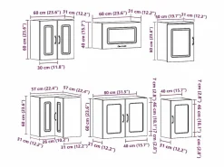 Hot Mueble cocina Kalmar hormigón 11 pzas madera contrachapada Cocina Completa