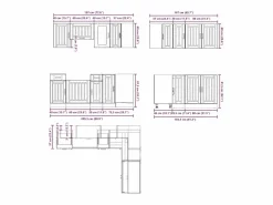 Sale Mueble cocina Kalmar madera vieja 11 pzas madera contrachapada Cocina Completa