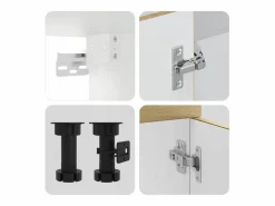 Sale vidaxl Mueble cocina Kalmar roble sonoma 8 pzas madera contrachapada Marru00f3n