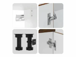 vidaxl Mueble cocina Kalmar roble ahumado 11 pzas madera contrachapada