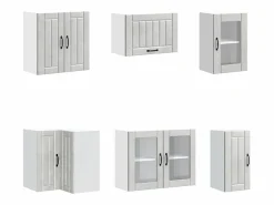 Mueble cocina Lucca hormigón 11 pzas madera contrachapada Cocina Completa