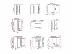 Hot Mueble cocina Porto brillo 14 pzas madera contrachapada Cocina Completa