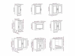 Best Mueble cocina Porto roble ahumado 14 pzas madera contrachapada Cocina Completa