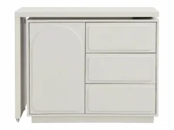 Vente-unique Mueble con rincón giratorio, 3 cajones y 1 puerta en MDF - VELANTO