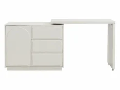 Vente-unique Mueble con rincón giratorio, 3 cajones y 1 puerta en MDF - VELANTO