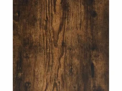 Hot Mueble con ruedas de roble ahumado 60x48x81 cm madera de ingeniería Marru00f3n