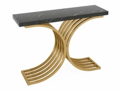 Tribesigns Mueble Consola, Mesa de Consola Blanca, 100 x 30 x 80 cm Pequeña Mesa de Presentación