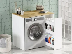 Online Les Tendances Mueble cubrelavadora de aglomerado melamínico Rock Multicolor