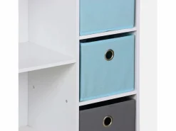 Sweeek Mueble de almacenamiento para niños 4 cestas