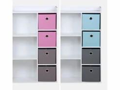 Sweeek Mueble de almacenamiento para niños 4 cestas