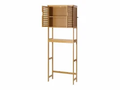 Sale Mueble de Almacenamiento para WC SucceBuy, Almacenamiento Encima del Inodoro o la Lavadora, Armario de Baño que Ahorra Espacio, Natural Estantería Sobre Inodoro