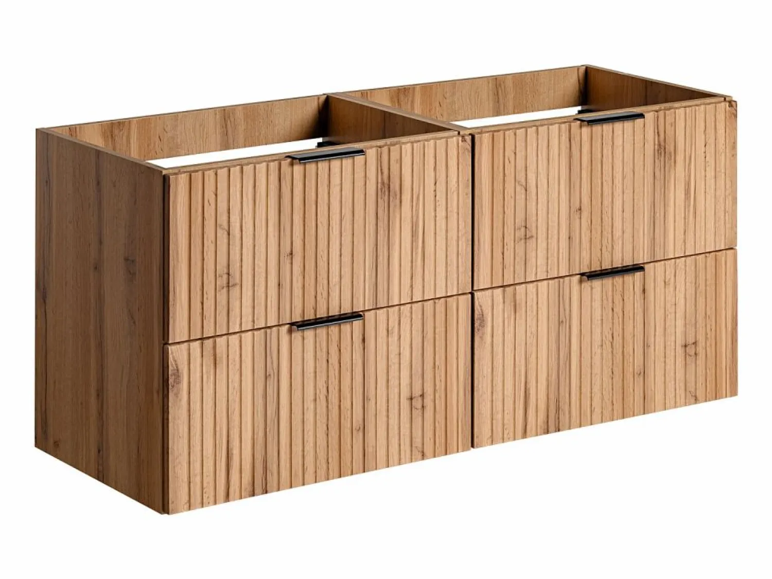 Vente-unique Mueble de baño bajo lavabo, natural claro, An120 cm, ZEVARA