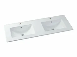 Vente-unique Mueble de baño bajo lavabo, natural claro, An120 cm, ZEVARA