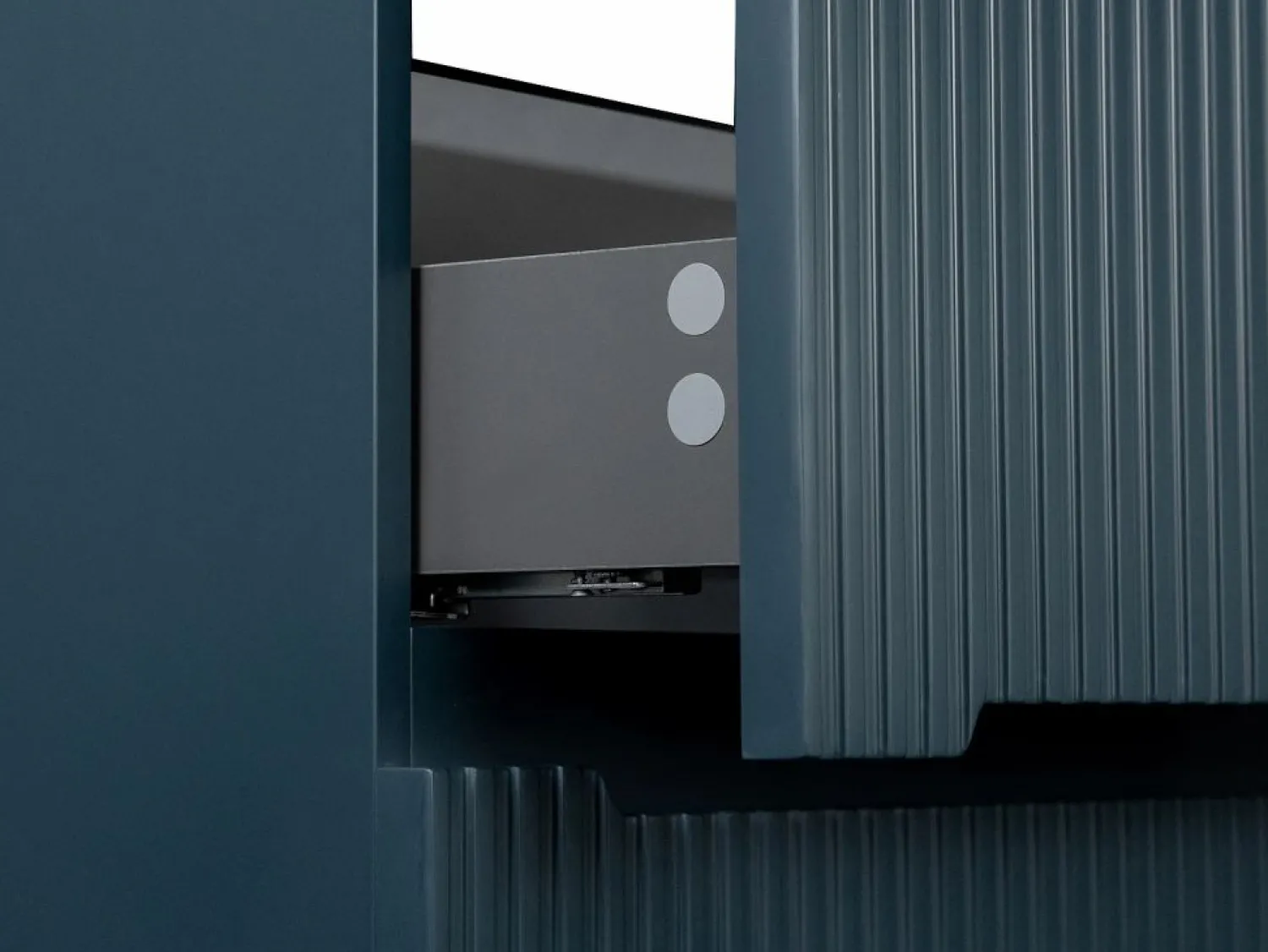 Sale Mueble de baño bajo lavabo suspendido azul, 80 cm, PAVANI Mueble De Lavabo
