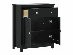 vidaxl Mueble de baño BERG madera maciza de pino 69,5x34x80 cm
