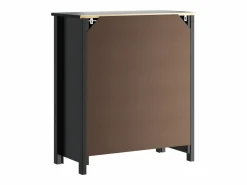 vidaxl Mueble de baño BERG madera maciza de pino 69,5x34x80 cm