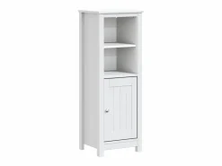 Sale vidaxl Mueble de baño BERG madera maciza de pino 40x34x110 cm Blanco