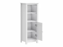 Sale vidaxl Mueble de baño BERG madera maciza de pino 40x34x110 cm Blanco