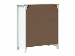 vidaxl Mueble de baño BERG madera maciza de pino 69,5x34x80 cm