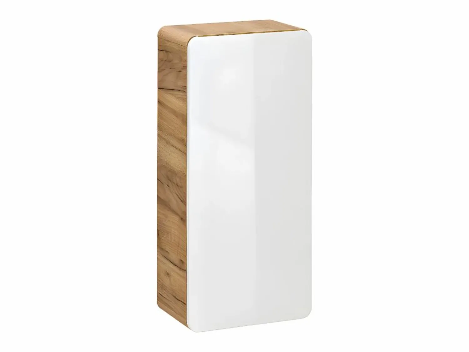 Best Mueble de baño, color natural y blanco, Ancho 35 x Prof. 22 x Alt. 75 cm, ARUBA Columna De Baño