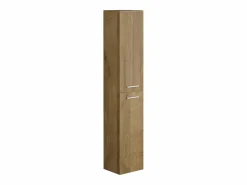 Hot Vente-unique Mueble de baño con 6 estanterías - Ancho 30 x Prof. 25 x Alt. 160 cm - Natural claro - KAYLA Color natural claro