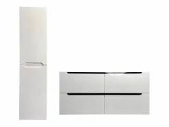 Online Mueble de baño con doble lavabo y columna, 120 cm, , SELITA Conjunto De Baño