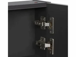 vidaxl Mueble de baño con espejo LED 89x14x62 cm