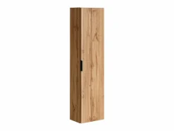 Hot Vente-unique Mueble de baño con lavabo sobre encimera y columna natural claro, An80 cm, ZEVARA Color natural claro