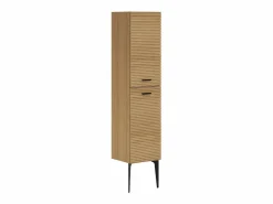 Best Mueble de baño con pies con lavabo de apoyo redondo y columna - 120 cm - SARONE Conjunto De Baño