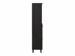 New Mueble de baño de madera maciza de mango 38x33x160 cm Estantería Sobre Inodoro