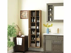 Best Mueble de baño Elna 2 puertas natural 141,5x40x24 cm Mueble De Aseo