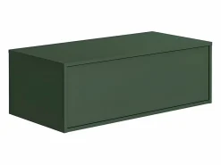 Vente-unique Mueble de baño flotante bajolavabo en color mate, L94 x A32 cm, TEANA