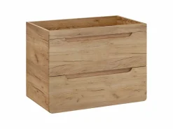 Online Mueble de baño flotante con lavabo en natural de 80 cm - ARUBA Mueble De Baño Simple